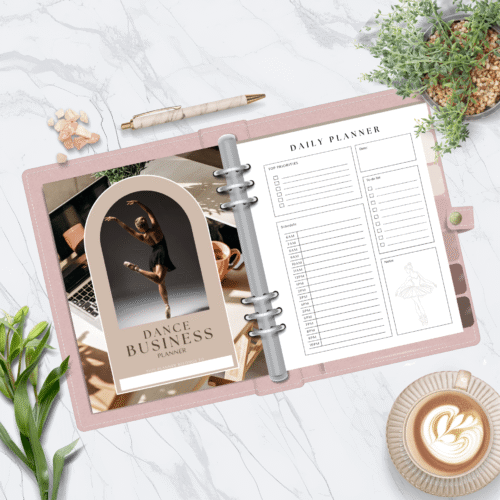 Dance Studio Owner - Yearly Planner (Sandstone Neutral)