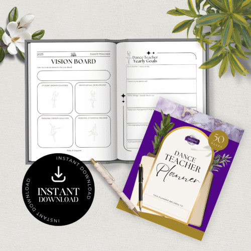 Dance Teacher Yearly Planner (Royal Violet) - Image 2