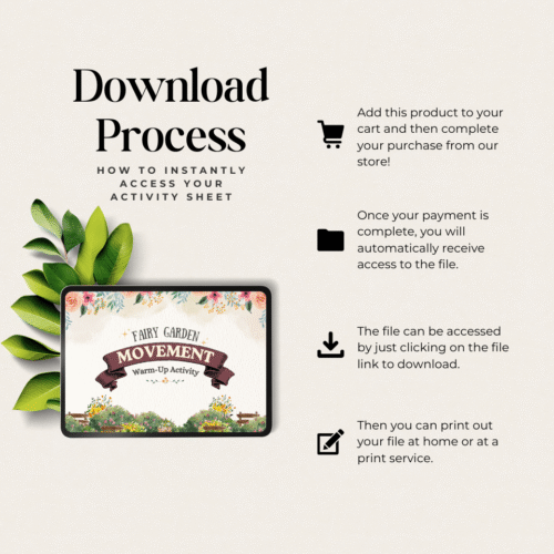 Fairy Garden Warm-Up Activity Bundle - Image 4