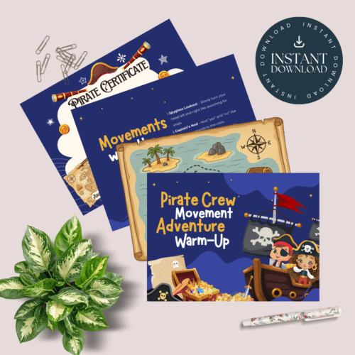 Pirate Adventure Warm-Up Activity Bundle